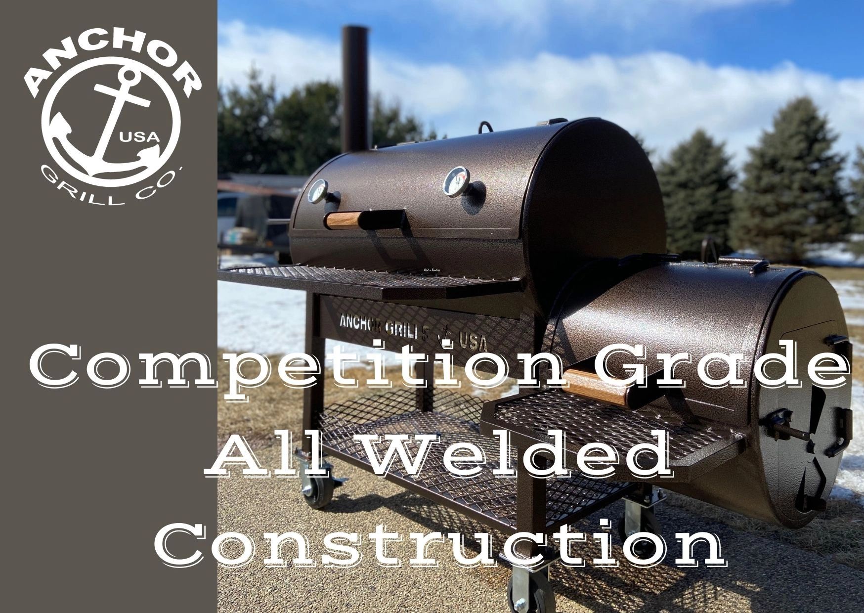 Anchor Grill Co. Pellet Grill, Smoker, Bbq